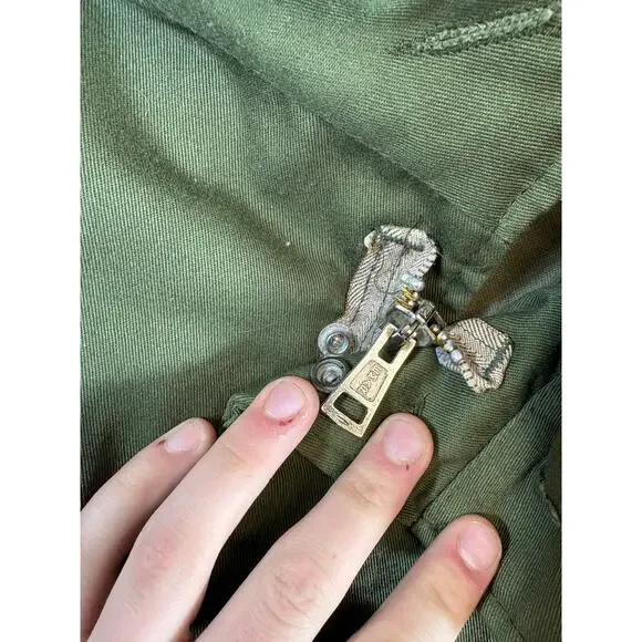 Vintage 80s US Army Military Field Jacket Mens XL Green Cold Weather Coat Combat - Picture 6 of 9